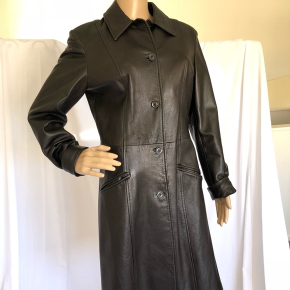 Musee Jackets & Blazers - Women’s 100% leather trench coat